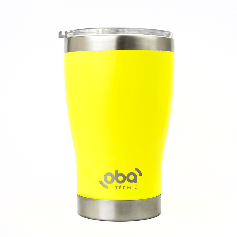 Copo Térmico com Tampa 473ml [Amarelo Neon]