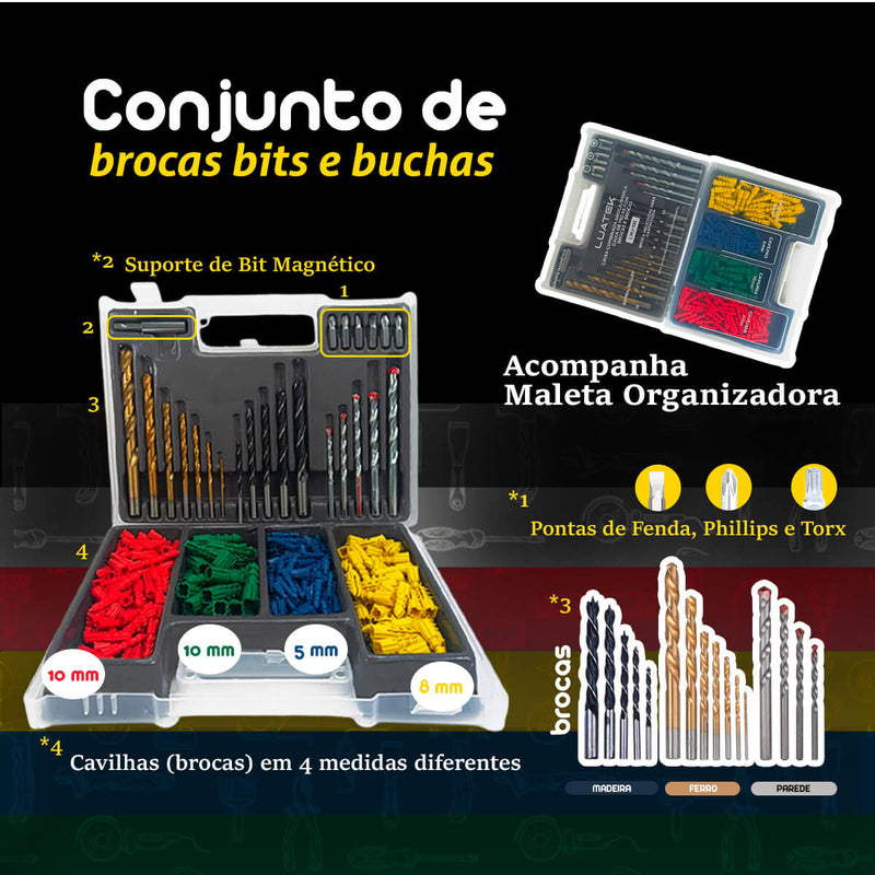 Conjunto de Brocas Bits e Buchas